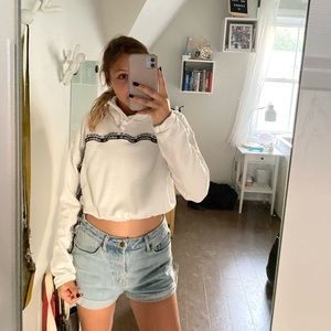 Brand New Adidas cropped hoodie